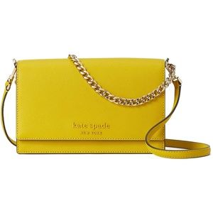 Kate Spade Yellow Convertible Crossbody Purse Bag